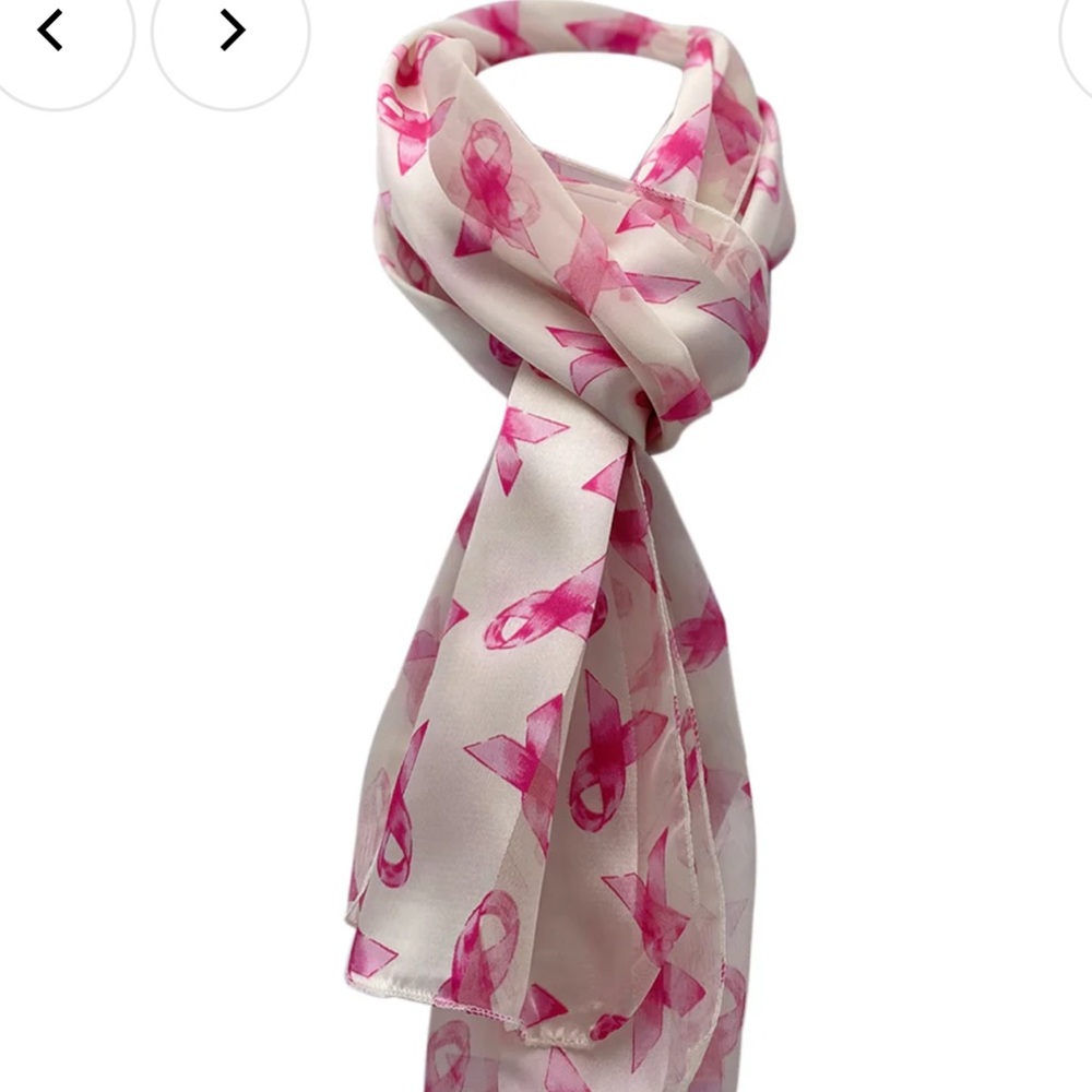 Pink Ribbon Scarf - Picture 3 of 4